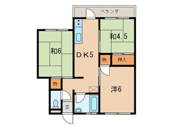 間取図 第2五和荘