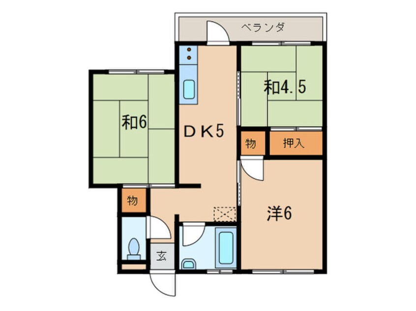 間取図 第2五和荘