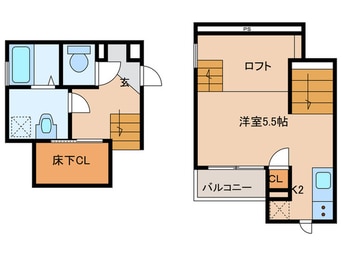 間取図 CBヴィレッタししぶ駅前