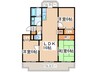 イタ－ナルフェア 3LDKの間取り