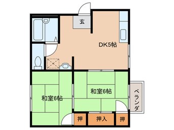 間取図 メイゾン田原