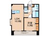 PROSPECT HAKATA 1LDKの間取り