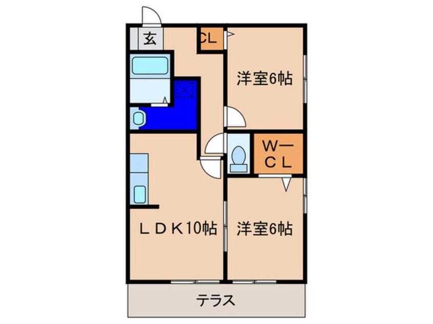 間取図 プロムナードM　B棟