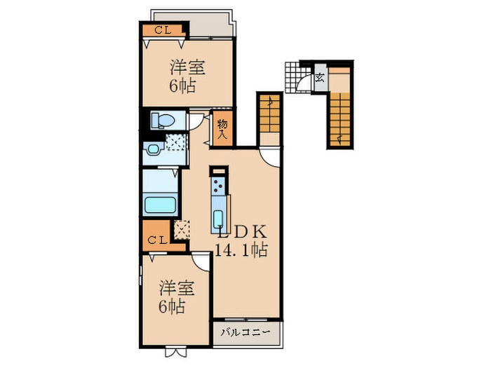 間取り図 プレミアムガーデンⅠ
