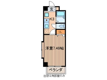 間取図 グランシャリオ箱崎