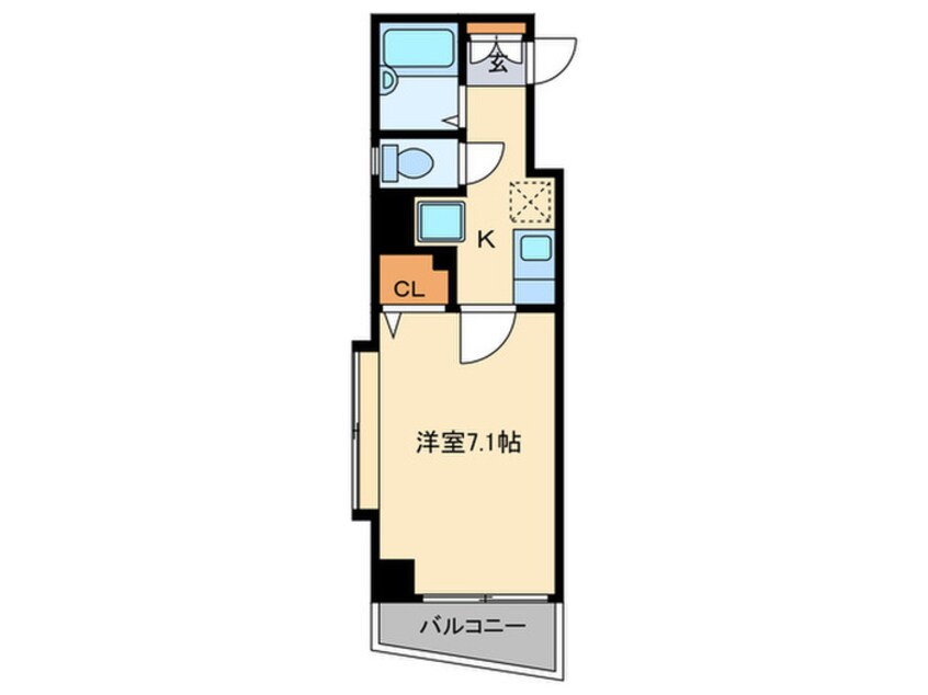 間取図 グランシャリオ箱崎