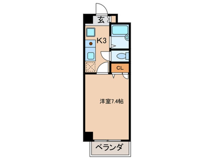 間取図 グランシャリオ箱崎