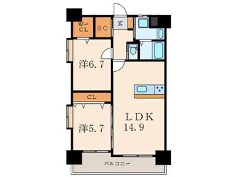 間取図 ＺＥＧＵＮＡ