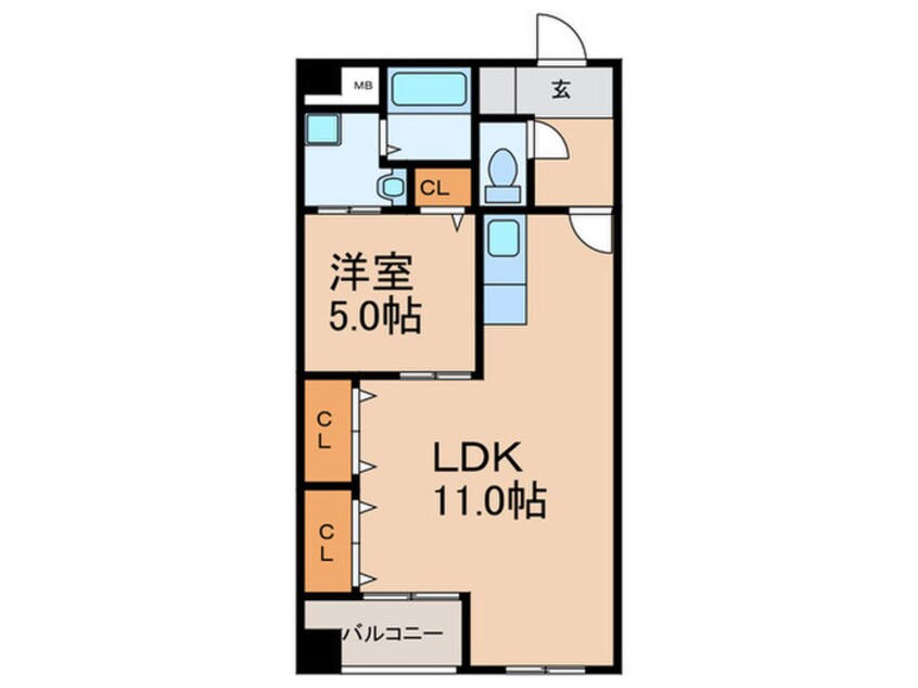 間取図 ノプレア加志雅