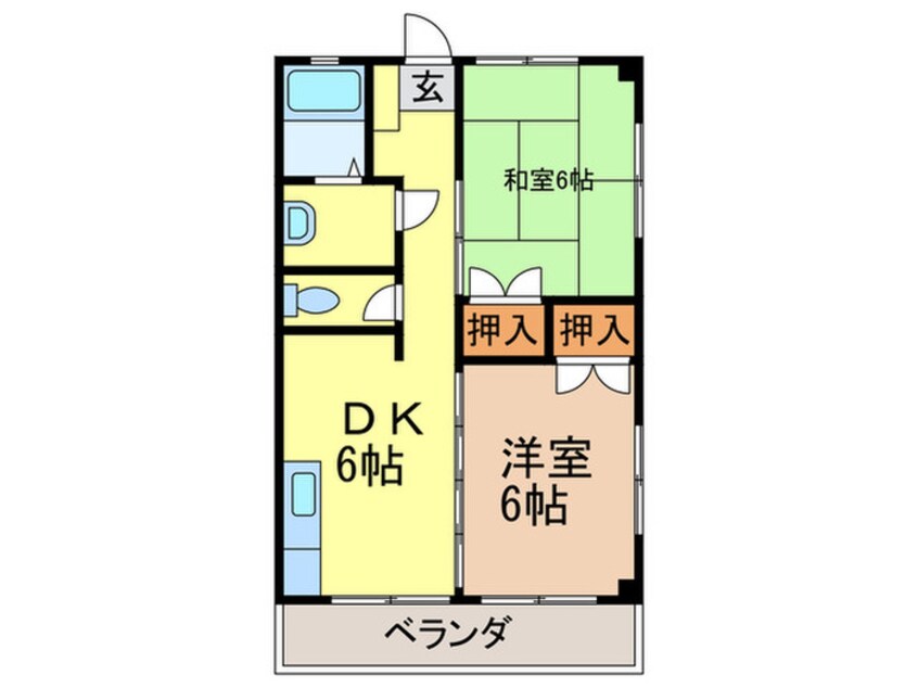 間取図 グランディール横手