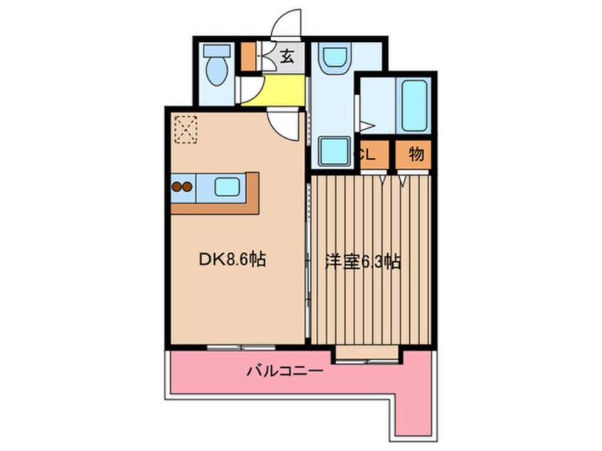 間取図 自由ヶ丘ヒルズ・桜