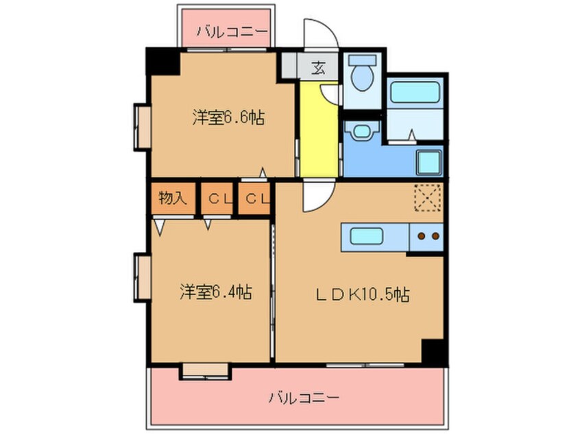 間取図 自由ヶ丘ヒルズ・桜