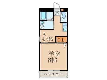 間取図 オークマンション立岩
