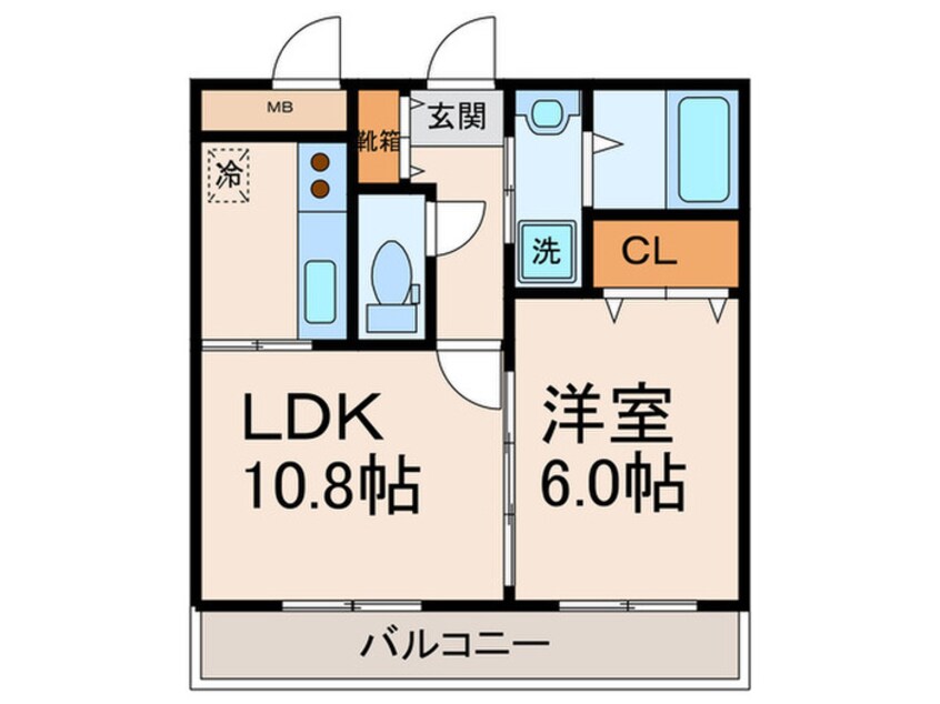 間取図 ＤＳタワー大博通り