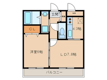 間取図 ＤＳタワー大博通り