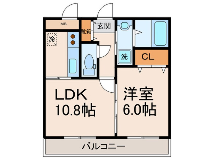 間取図 ＤＳタワー大博通り