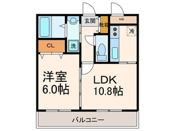 間取図 ＤＳタワー大博通り