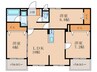 シエラ戸畑 3LDKの間取り