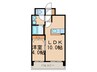 スカイシャトレ原町 1LDKの間取り