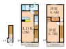 アヴァンツァ－トヴィレッジⅡ 2LDKの間取り