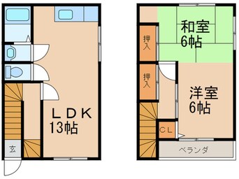 間取図 陣原5丁目アパート