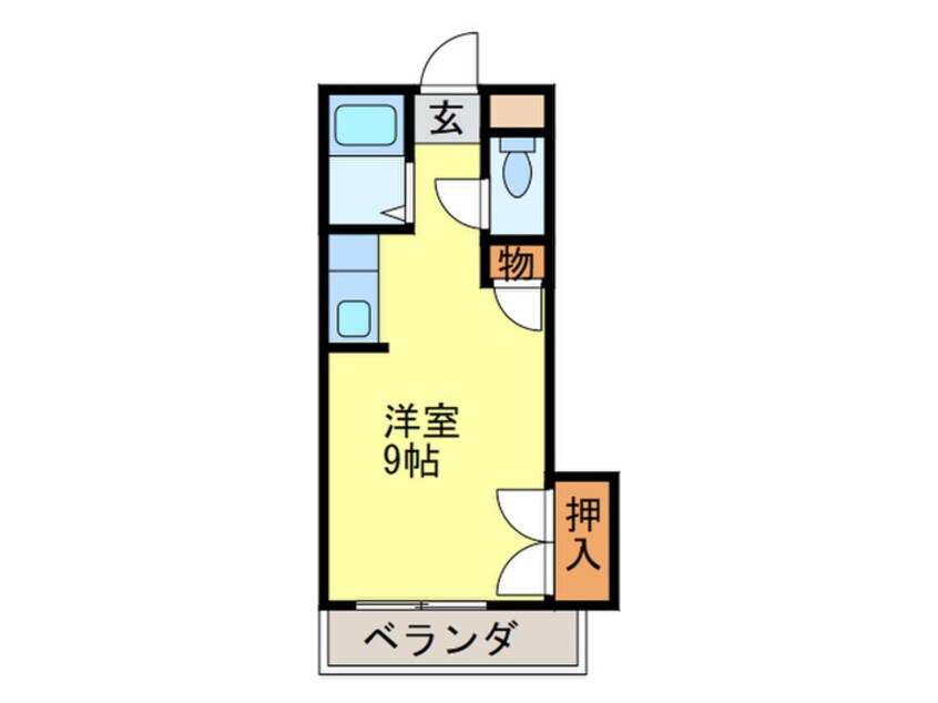 間取図 コ－ポレ－トハウス井尻