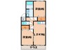 ガ－デニア２　Ｃ棟 2LDKの間取り