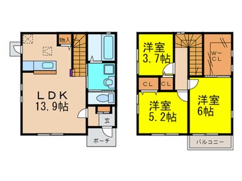 間取図 グレイスコート（101）