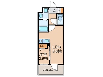 間取図 Mys Casetta Hakata