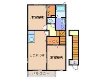 間取図 グレ－ス城西ヶ丘Ｂ棟