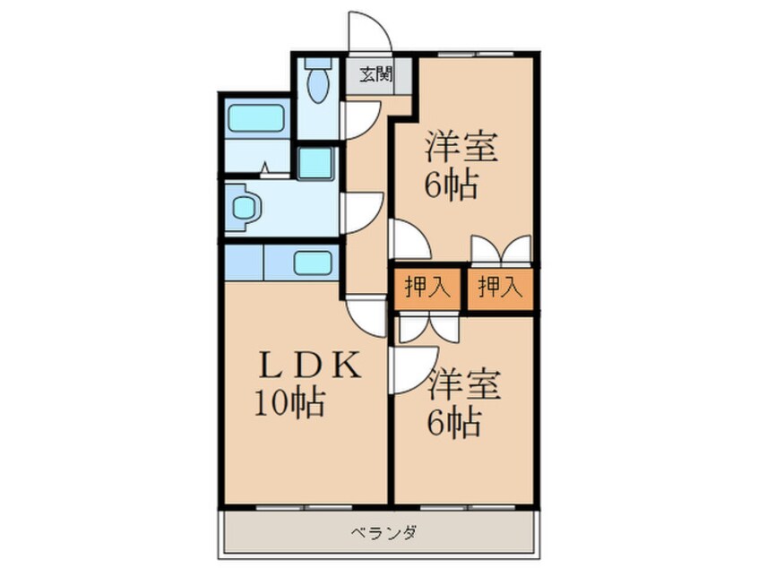 間取図 エルザサンリバー戸畑