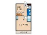 リバーステージⅡ 1LDKの間取り