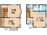 フォーレスト浅川台 2LDKの間取り