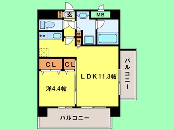 間取図 ナビ－ルコ－ト薬院