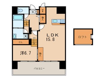 間取図 リフェスタ渡辺通