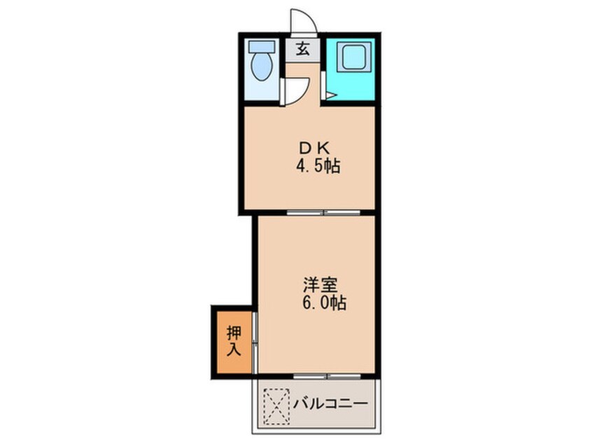 間取図 エクセレント筥松