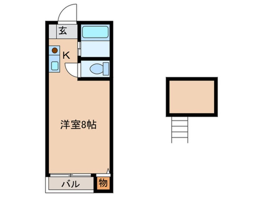 間取図 ウエストハイツナラザキ