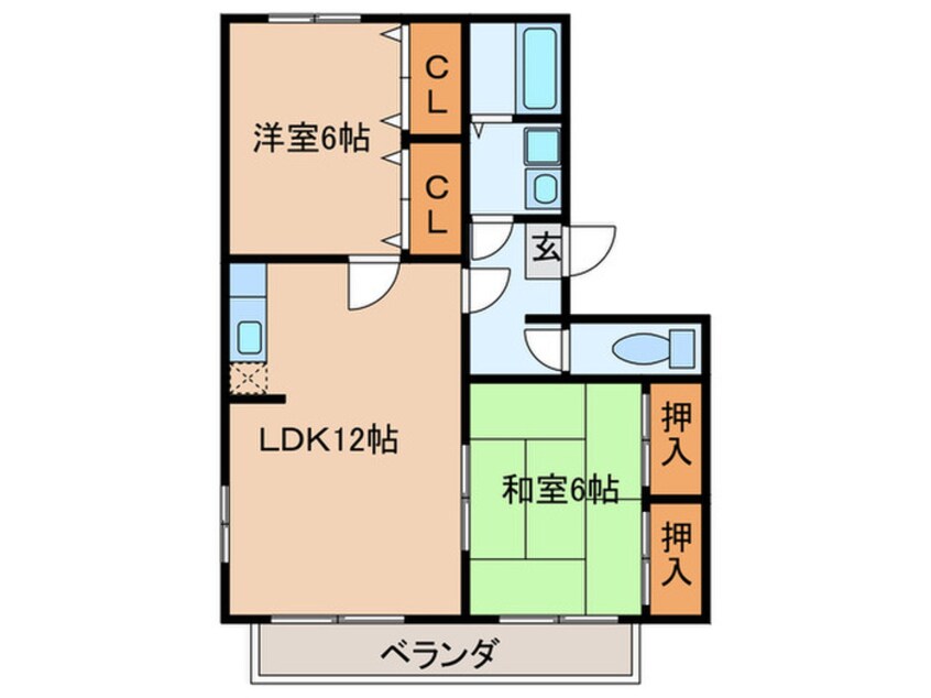 間取図 エクセル東櫛原