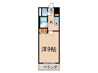 間取図 ＫＭマンション八幡駅前