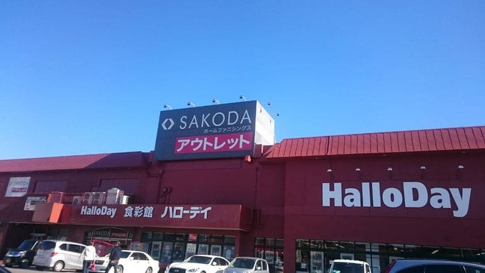 ハローデイ(スーパー)まで350m アルカディア新宮