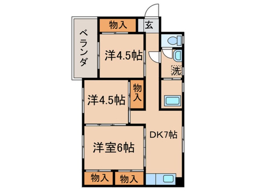 間取図 ル・ポ－ルマンション