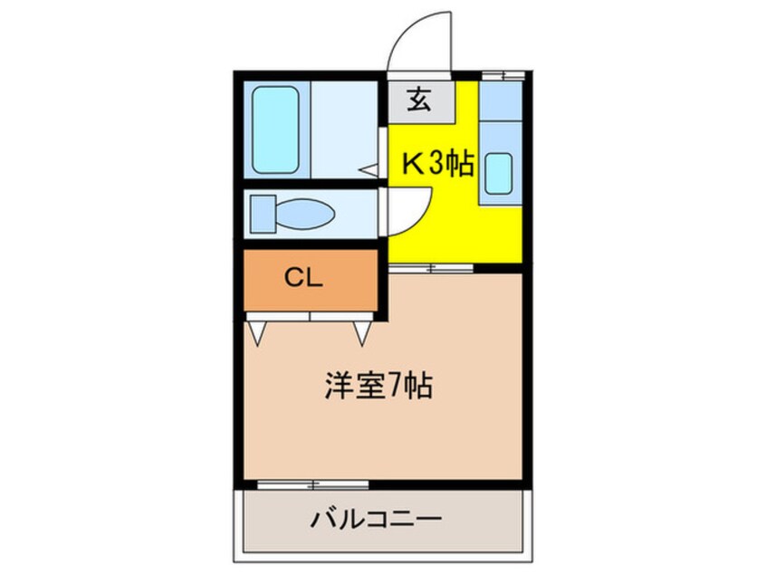 間取図 フェリス春日