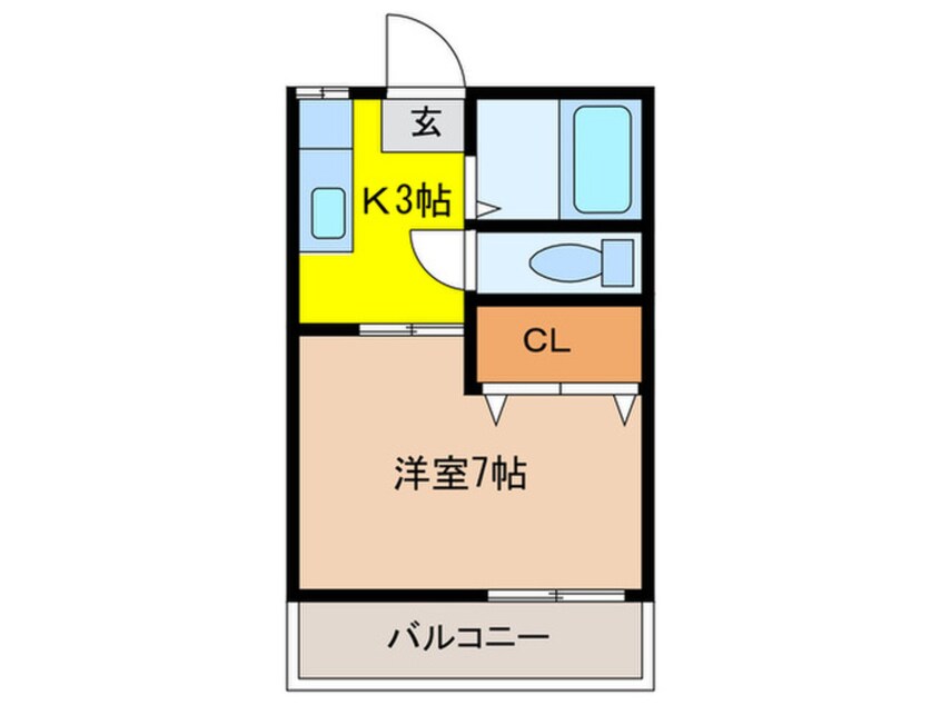 間取図 フェリス春日