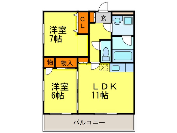 間取り図 ベルニーニ博多南