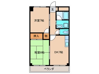 間取図 ハピネス８８