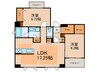 WECRAS高宮南 2LDKの間取り