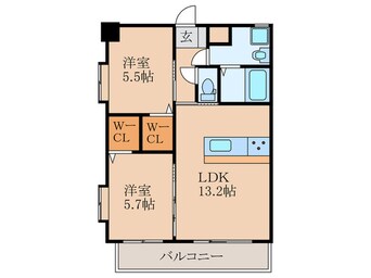 間取図 ギャラン西宮市