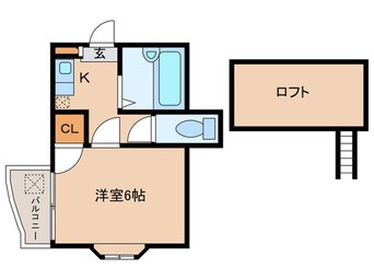 間取図 フレール姪浜