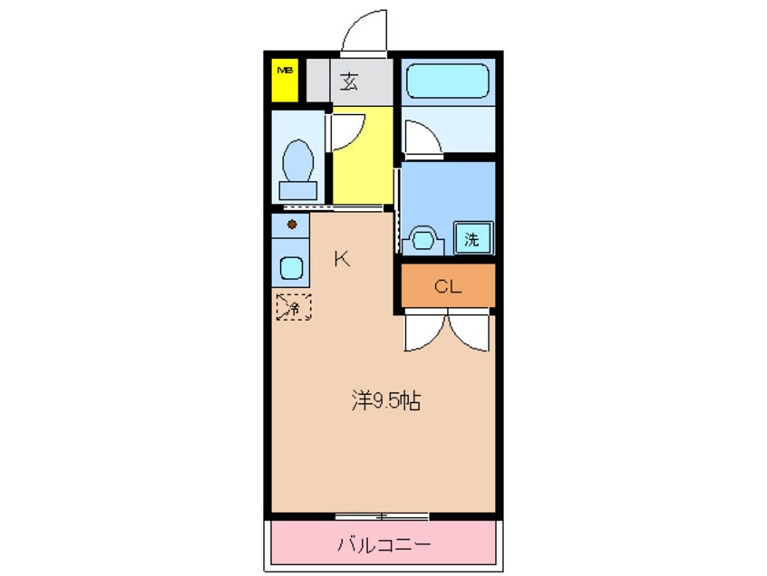 間取図 花見コーポ