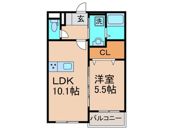 間取図 ラク－ル直方